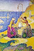 Paul Signac Women at the Well Spain oil painting artist